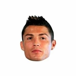 STAR CUTOUTS Masque En Carton - Football Cristiano Ronaldo - Multicolor