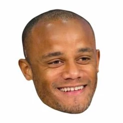STAR CUTOUTS Masque En Carton - Football Vincent Kompany - Multicolor