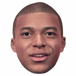 STAR CUTOUTS Masque En Carton - Football Kylian Mbappe - Multicolor