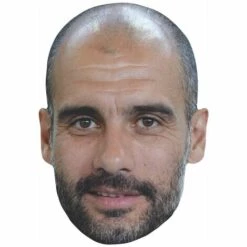STAR CUTOUTS Masque En Carton - Football Entraineur Pep Guardiola - Multicolor