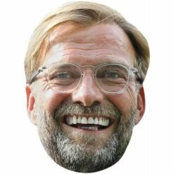 STAR CUTOUTS Masque En Carton - Football Entraineur Jurgen Klopp - Multicolor