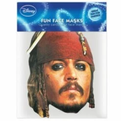 STAR CUTOUTS Masque En Carton - Visage Disney Pirates Des Caraïbes - Jack Sparrow 27 Cm - Multicolor