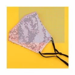 BETTERLIFE Masque à Paillettes Scintillantes Pour Halloween, Bal Masqué, Fête, Discothèque, Mode Blingbling, Décoration Pour Femmes Et Filles -Protection des voies respiratoires Soldes 37661065 4