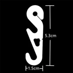 BETTERLIFE Lot De 20 Crochets Réglables Pour Masques De Protection Visage -Protection des voies respiratoires Soldes 37661415 5