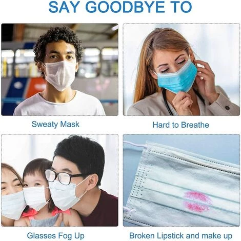 BETTERLIFE Support 3D Pour Masque Facial 10PCS Cadre De Support Intérieur Pour Masque Transparent Gardez Le Tissu Hors De La Bouche Pour Créer Plus D'espace Pour Une Protection Respiratoire Confortable 6 BETTERLIFE Support 3D Pour Masque Facial 10PCS Cadre De Support Intérieur Pour Masque Transparent Gardez Le Tissu Hors De La Bouche Pour Créer Plus D'espace Pour Une Protection Respiratoire Confortable – Image 4