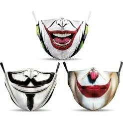 BETTERLIFE Protection Faciale-Lavables Et Réutilisables-3 Modèles De Super Heros