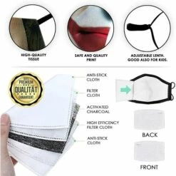 BETTERLIFE Protection Faciale-Lavables Et Réutilisables-3 Modèles De Super Heros -Protection des voies respiratoires Soldes 37662701 3