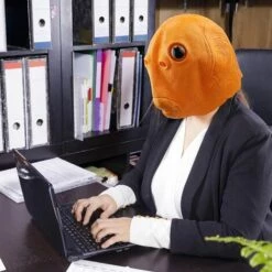 TRIOMPHE Masque De Latex De Poisson Bouche Verte, Tête De Poisson Vert Laid Drôle Adulte, Latex Cosplay Costume Couvre-Chef, Masque Alien Halloween, Cosplay Unisexe -Protection des voies respiratoires Soldes 37670301 3