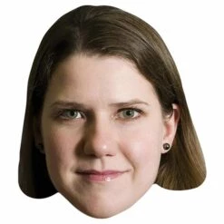 STAR CUTOUTS Masque En Carton - Femme Politique Jo Swinson - Multicolor