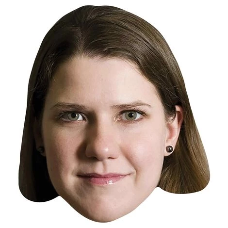 STAR CUTOUTS Masque En Carton - Femme Politique Jo Swinson - Multicolor 3 STAR CUTOUTS Masque En Carton - Femme Politique Jo Swinson - Multicolor