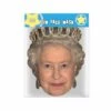 STAR CUTOUTS Masque En Carton - Famille Royale Reine Elisabeth - Multicolor