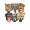 STAR CUTOUTS Lot De 6 Masques - Animaux De La Savane - Multicolor -Protection des voies respiratoires Soldes 37768972 1