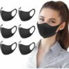 LANGRAY 6pcs Visage Bandanas Unisexe Adulte Réutilisable Lavable, Confortable Visage Coton Avec Boucle D'oreille élastique Extérieur Intérieur -Protection des voies respiratoires Soldes 37891752 1