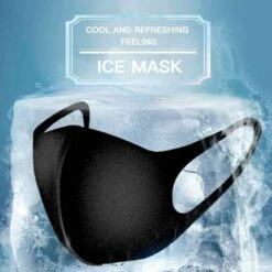 LANGRAY Masque Facial à La Mode 3 Pièces Pour Anti-poussière, Masque Facial En Soie Glacée Lavable Réutilisable, Noir Foncé 10 LANGRAY Masque Facial à La Mode 3 Pièces Pour Anti-poussière, Masque Facial En Soie Glacée Lavable Réutilisable, Noir Foncé -Protection des voies respiratoires Soldes 37891916 4