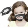 LANGRAY Couvre-bouche Pour Enfants Noir Etoile Pour Sourds Et Malentendants Anti-poussière Avec Fenêtre Transparente Expression Visible Langue Des Lèvres Unsiex Protection Pour Enfants Noir -Protection des voies respiratoires Soldes 37891947 1