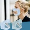 LANGRAY Couvre-bouche Anti-poussière Avec Fenêtre Transparente Lavable Et Réutilisable Visible Expression Couvre-bouche Sourd-muet Couvre-bouche En Coton Pour Femmes Et Filles Lot De 2 -Protection des voies respiratoires Soldes 37894418 1