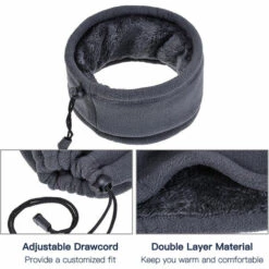 ASUPERMALL Cache-Cou En Molleton Double Couche Avec Cordon De Serrage Sport D'Hiver Cache-Cou Echarpe Bonnet Bonnet Pour Cyclisme Peche Patinage Course Camping Randonnee,Gris Clair 10 ASUPERMALL Cache-Cou En Molleton Double Couche Avec Cordon De Serrage Sport D'Hiver Cache-Cou Echarpe Bonnet Bonnet Pour Cyclisme Peche Patinage Course Camping Randonnee,Gris Clair -Protection des voies respiratoires Soldes 37958341 4