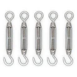 TRIOMPHE M4 Tendeur Crochet Et œil En Acier Inoxydable 304 - Lot De 5