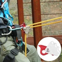 TRIOMPHE Dispositif De Verrouillage Automatique De Corde De Sécurité Antichute De Protection Antichute D'équipement D'escalade Extérieur -Protection des voies respiratoires Soldes 37991853 4