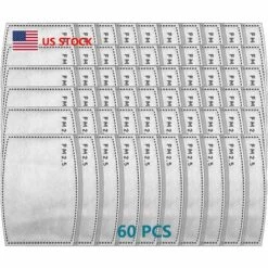 BARES Filtres Remplaçables De Protection PM2.5 Pour Masque Facial En Tissu Cache-cou Lavable Foulard Multifonctionnel Pour Cagoule