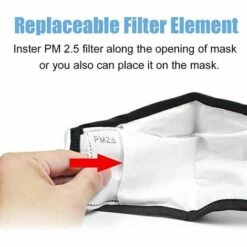 BARES Filtres Remplaçables De Protection PM2.5 Pour Masque Facial En Tissu Cache-cou Lavable Foulard Multifonctionnel Pour Cagoule -Protection des voies respiratoires Soldes 38220891 3