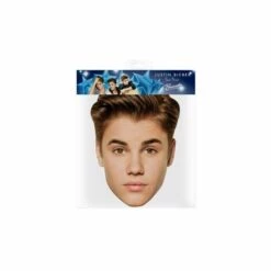 STAR CUTOUTS Masque En Carton - Artiste Justin Bieber - Multicolor