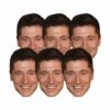 STAR CUTOUTS Masque En Carton Paquet De 6 Visages Footballeur Robert Lewandowski - Multicolor -Protection des voies respiratoires Soldes 38277729 1