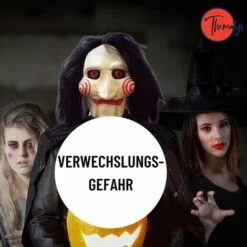 TRIOMPHE Masque Avec Des Cheveux Synthétiques - Parfait Pour Le Carnaval Et L'Halloween - Costume Adulte - Latex, Unisexe Taille Unique -Protection des voies respiratoires Soldes 38288715 3