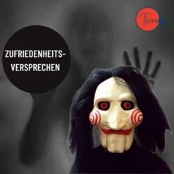 TRIOMPHE Masque Avec Des Cheveux Synthétiques - Parfait Pour Le Carnaval Et L'Halloween - Costume Adulte - Latex, Unisexe Taille Unique -Protection des voies respiratoires Soldes 38288715 5