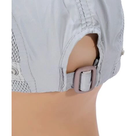TRIOMPHE Chapeau Pare Soleil Amovible 3 En 1 Casquette Intégrale Anti UV Protection Complète Visage Cou Respirant Séchage Rapide Pour L'Extérieur Pêche Randonnée (Couleur : Gris) 6 TRIOMPHE Chapeau Pare Soleil Amovible 3 En 1 Casquette Intégrale Anti UV Protection Complète Visage Cou Respirant Séchage Rapide Pour L'Extérieur Pêche Randonnée (Couleur : Gris) – Image 4