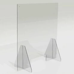 MULTIROIR Ecran De Protection Plexiglas - Dimensions L75 X H79 X Prof 30 Cm - Transparent