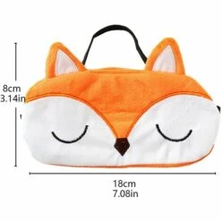 ILOVEMILAN Masque De Sommeil, Dormir Voyage Bandeau Les Yeux, Masque De Nuit Femme, 3D Masques De Sommeil Mignon, Mignon Animaux Masque De Nuit, Pour Tous 4pcs (Chats, Chiens, Tigres Et Renards Mignons) -Protection des voies respiratoires Soldes 38998514 4