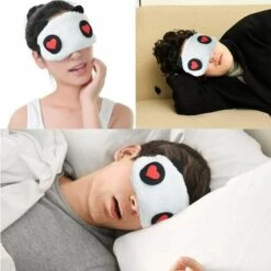 ILOVEMILAN Masques Pour Les Yeux En Forme De Panda - Doux Et Moelleux - Idéal Pour Les Voyages Et Les Soirées Pyjama 2pcs (Panda Roux Aux Yeux D'amour + Panda Blanc Aux Yeux D'amour) 11 ILOVEMILAN Masques Pour Les Yeux En Forme De Panda - Doux Et Moelleux - Idéal Pour Les Voyages Et Les Soirées Pyjama 2pcs (Panda Roux Aux Yeux D'amour + Panda Blanc Aux Yeux D'amour) -Protection des voies respiratoires Soldes 38998528 5