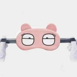 ILOVEMILAN Cache Yeux, Masque De Nuit, Masque Pour Dormir, Masque Nuit Sommeil, Bandeau Yeux Sommeil, Masque De Sommeil Adulte Pour Homme Femme 2pcs (Rose, Gris) -Protection des voies respiratoires Soldes 38998615 3