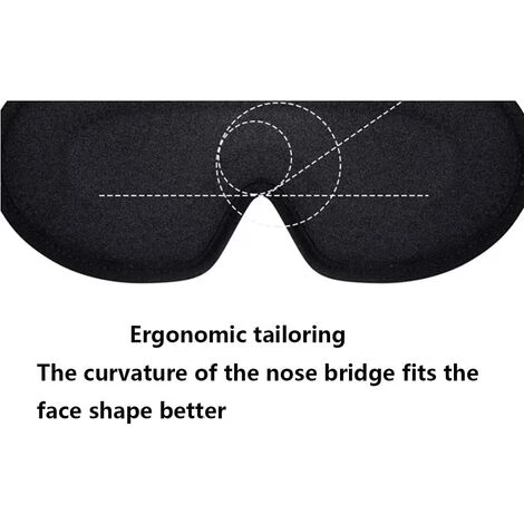 ECHOO Masque De Sommeil Contour Des Yeux, Masque De Sommeil 3D, Doux Et Respirant, Occultant, Masque Pour Les Yeux, Pour Les Voyages, Les Siestes, Le Yoga, L'avion, La Nuit Pour Homme Et Femme Violet 4 ECHOO Masque De Sommeil Contour Des Yeux, Masque De Sommeil 3D, Doux Et Respirant, Occultant, Masque Pour Les Yeux, Pour Les Voyages, Les Siestes, Le Yoga, L'avion, La Nuit Pour Homme Et Femme Violet – Image 2