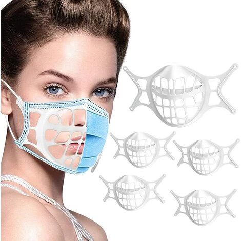 BETTERLIFE 3D Face Bracket, Internal Support Frame For Face Protection And People Wearing Glasses, Can Reduce The Fogging Of Glasses, Reusable And Washable Internal Silicone Support Frame 3 BETTERLIFE 3D Face Bracket, Internal Support Frame For Face Protection And People Wearing Glasses, Can Reduce The Fogging Of Glasses, Reusable And Washable Internal Silicone Support Frame