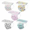 TRIOMPHE 50 Pcs Mignonne Masque Enfants, Non-tissé Respirant à Trois Couches Super Confortable, Imprimé Bandeaux Pour Fille Et Garçon 2 TRIOMPHE 50 Pcs Mignonne Masque Enfants, Non-tissé Respirant à Trois Couches Super Confortable, Imprimé Bandeaux Pour Fille Et Garçon -Protection des voies respiratoires Soldes 39355297 1