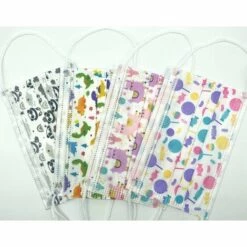 TRIOMPHE 50 Pcs Mignonne Masque Enfants, Non-tissé Respirant à Trois Couches Super Confortable, Imprimé Bandeaux Pour Fille Et Garçon 10 TRIOMPHE 50 Pcs Mignonne Masque Enfants, Non-tissé Respirant à Trois Couches Super Confortable, Imprimé Bandeaux Pour Fille Et Garçon -Protection des voies respiratoires Soldes 39355297 4