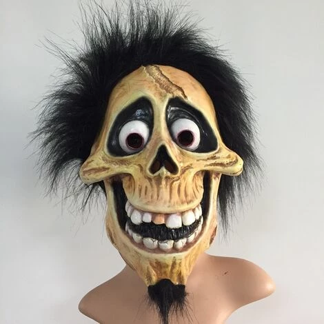 DONTODENT Coco-Miguel Masque Latex Costume Masque Couvre-chef Pour Halloween Cosplay Party Decoration Backroom Film Props 4 DONTODENT Coco-Miguel Masque Latex Costume Masque Couvre-chef Pour Halloween Cosplay Party Decoration Backroom Film Props – Image 2