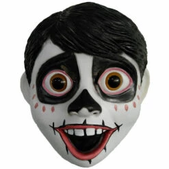 DONTODENT Coco-Miguel Masque Latex Costume Masque Couvre-chef Pour Halloween Cosplay Party Decoration Backroom Film Props 9 DONTODENT Coco-Miguel Masque Latex Costume Masque Couvre-chef Pour Halloween Cosplay Party Decoration Backroom Film Props -Protection des voies respiratoires Soldes 39495558 4