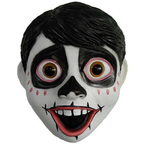 DONTODENT Coco-Miguel Masque Latex Costume Masque Couvre-chef Pour Halloween Cosplay Party Decoration Backroom Film Props 6 DONTODENT Coco-Miguel Masque Latex Costume Masque Couvre-chef Pour Halloween Cosplay Party Decoration Backroom Film Props – Image 4