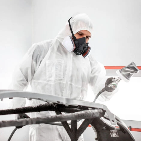 AUGIENB Masque à Gaz Respirateur Demi-visage Réutilisable Peinture Pulvérisation Sécurité Travail Filtre Protection Masque Anti-poussière 4 AUGIENB Masque à Gaz Respirateur Demi-visage Réutilisable Peinture Pulvérisation Sécurité Travail Filtre Protection Masque Anti-poussière – Image 2