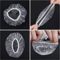 TRIOMPHE 100 Pièces Protecteurs D'oreille Jetables Claire Couvre-Oreille Imperméables Pour Teinture Capillaire, Douche, Baignade 11 TRIOMPHE 100 Pièces Protecteurs D'oreille Jetables Claire Couvre-Oreille Imperméables Pour Teinture Capillaire, Douche, Baignade -Protection des voies respiratoires Soldes 39510659 5