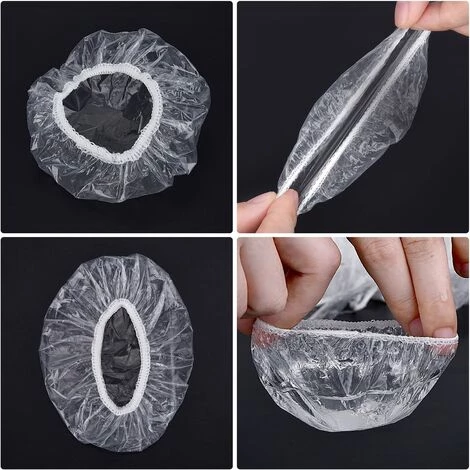 TRIOMPHE 100 Pièces Protecteurs D'oreille Jetables Claire Couvre-Oreille Imperméables Pour Teinture Capillaire, Douche, Baignade 7 TRIOMPHE 100 Pièces Protecteurs D'oreille Jetables Claire Couvre-Oreille Imperméables Pour Teinture Capillaire, Douche, Baignade – Image 5