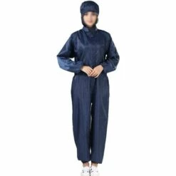 TRIOMPHE Convient Pour Une Hauteur D'environ 170 Cm Combinaison De Protection Réutilisable Lavable Anti-Statique Anti-Poussière Vêtements De Travail Protecteurs Pour L'atelier D'électronique, Fabrication -Protection des voies respiratoires Soldes 39510707 3