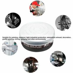 Strong/St-Ldy3 1 Paire Masque A Gaz Filtre Respirateur Masque A Charbon Actif Cartouche Filtrante Pour Peinture Pulverisation Protection Des Gaz Organiques -Protection des voies respiratoires Soldes 39616199 3