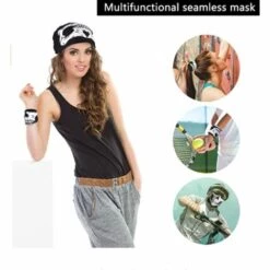 ILOVEMILAN Lot De 2 Masques Crâne Et Gants Squelette Blancs Pour Halloween, Danse, Fête, Cosplay 9 ILOVEMILAN Lot De 2 Masques Crâne Et Gants Squelette Blancs Pour Halloween, Danse, Fête, Cosplay -Protection des voies respiratoires Soldes 39636986 3