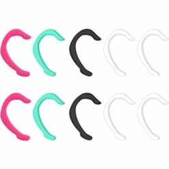 TRIOMPHE TRIP 5 Paires Oreille Protection Crochet, Protege Oreille Masque, Cache-oreilles Réutilisables En Silicone, Protections D'oreille Colorées, Protections De Crochet D'oreille Antidérapantes