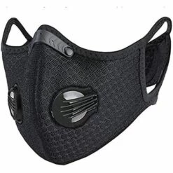 TRIOMPHE TRIP Masque-Anti-poussière Formation Anti-Smog Masque Protecteur Protection Running Contre La Poussière Masques Vélo Filtre De Carbone (Black Hanging Ear,2 Pièce)