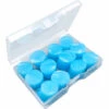 TRIOMPHE Bouchon D'Oreille, 6 Paires Boule Quies En Silicone Quies Moulables, Réutilisables Pour Sommeil Suppression Du Bruit Dormir Natation Ronflement (Bleu) -Protection des voies respiratoires Soldes 39709961 1
